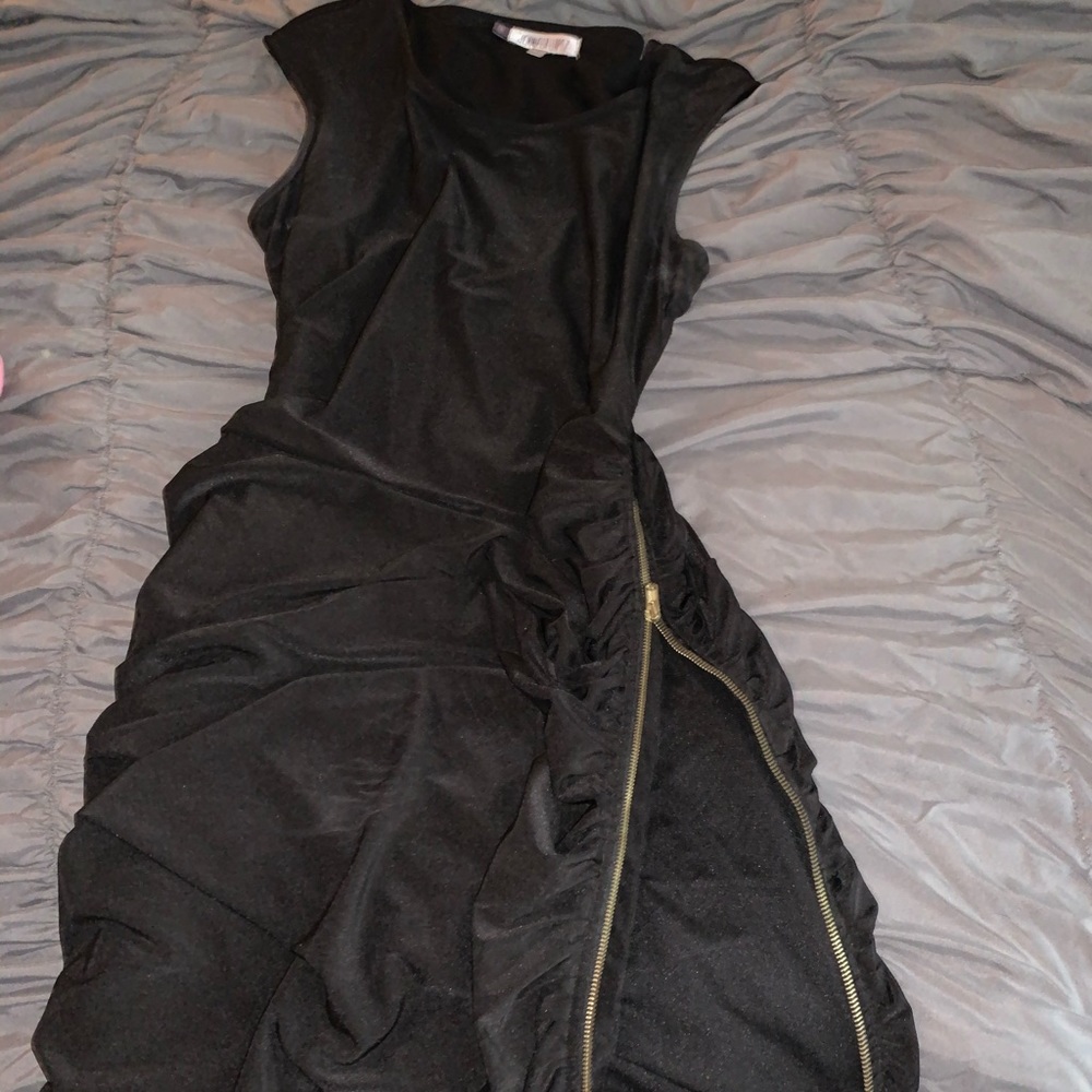 Jennifer Lopez black cocktail dress